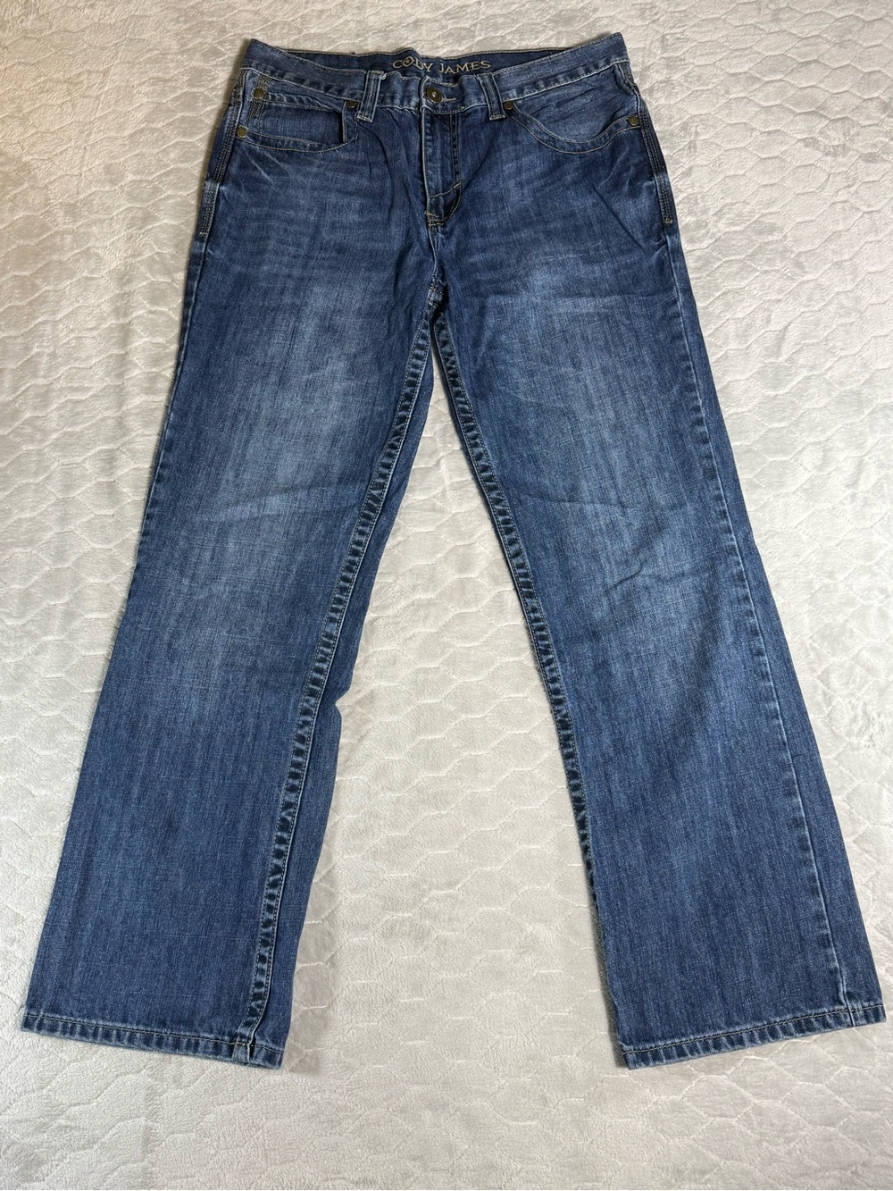 Cody James Boot Cut Jeans Men's 35x31 Tag 33x32 Western Cowboy 100% Cotton
